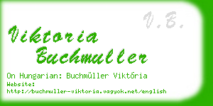 viktoria buchmuller business card